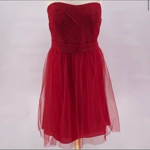 David’s Bridal Apple Red Dress Size 22 NWT